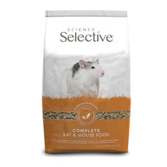 Tazón con alimento Supreme Petfoods, opción balanceada para roedores.