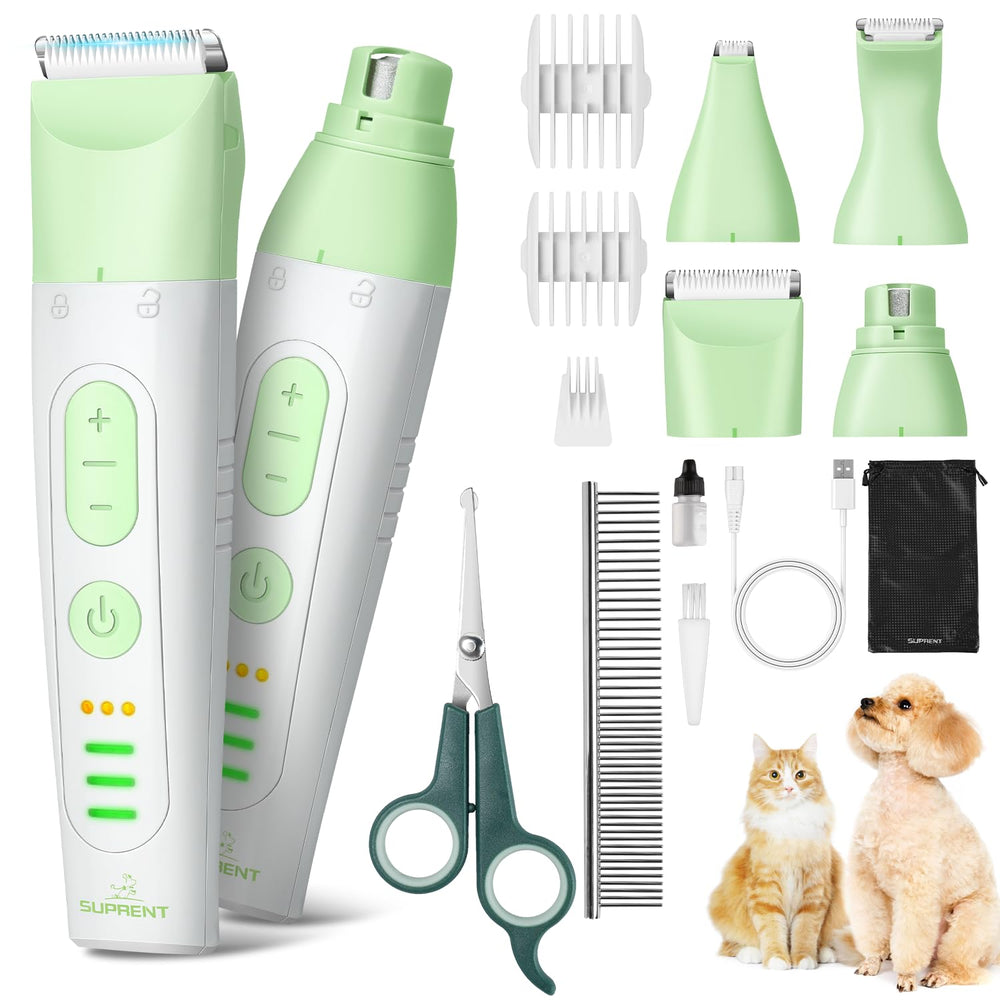 SUPRENT kit grooming perro cuatro en uno completo para uso en casa