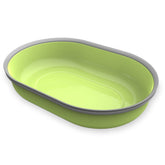 Cuenco SureFeed verde con sello integrado para reducir olores.