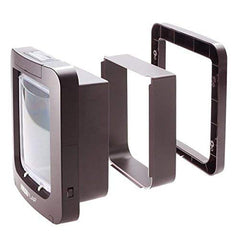 Extensor marrón para pasajes largos, configuración modular para instalaciones versátiles.