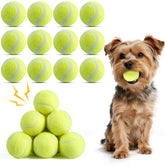 Pelota sonora susu y wuwu de 2 pulgadas para perros pequeños, ideal para juego activo.