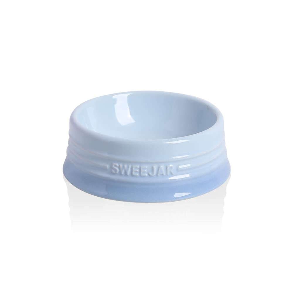 Cuenco Sweejar Gradiente en cerámica azul claro para comida y agua