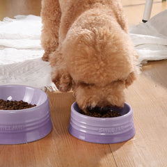 Tazón para perro gradiente morado, para alimento y agua