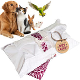Sweet Goodbye Cocoon: ataud-algodon-blanco, suave y respetuoso para mascotas