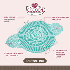 Sweet Goodbye Cocoon cofín ecológico para una despedida sobria y digna.