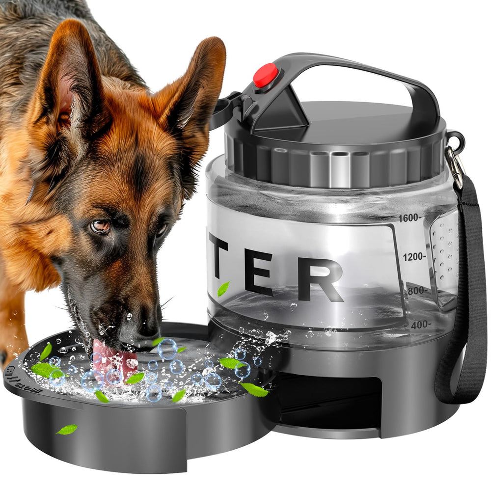 SWSun botella-agua-perro-56-onzas: hidrata a tu perro durante paseos y salidas al aire libre.