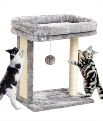 SYANDLVY Arbol Gato Interior Percha: refugio suave para juegos y descanso dentro del hogar.