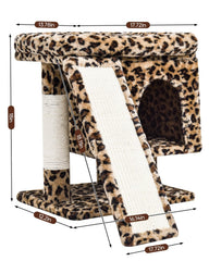 SYANDLVY torre gatos tablero sisal rasgado, zona de estiramiento para felinos.