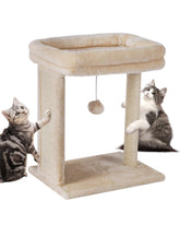 SYANDLVY árbol para gatos: percha superior acolchada para descansar.