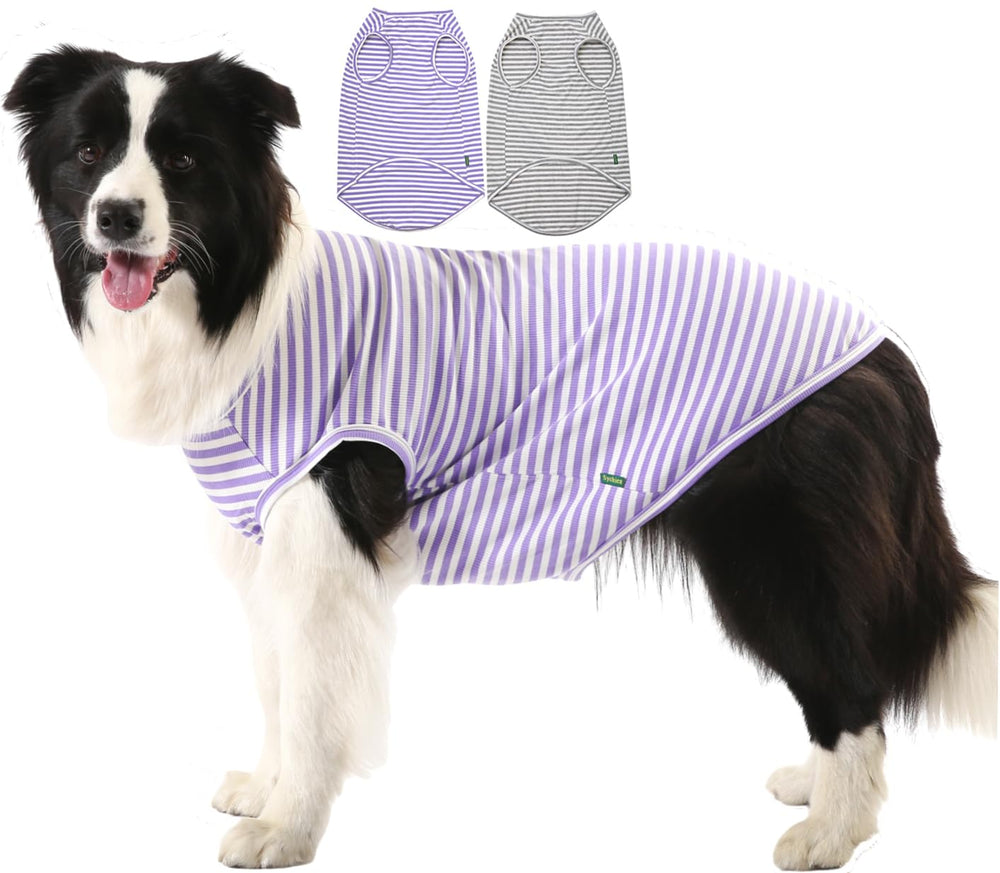 SyChien camiseta enfriante para perro en rayon, textura suave y secado rápido para días calurosos.
