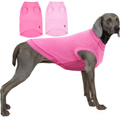 Camiseta rosa SyChien para bulldog francés grande, comodidad diaria.