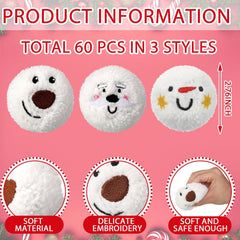 Syhood bolas nieve para perros con ciervo: regalo festivo ideal para jugar en casa.