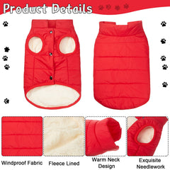 Chaqueta Syhood para perro, espalda, mantiene el calor durante caminatas.
