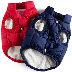 Chaqueta Syhood para perro, frente, diseño de dos piezas para movilidad cómoda.