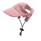 Sombrero veraniego para perro Symphonyw rosa, talla XS, protección solar suave para paseos diurnos.