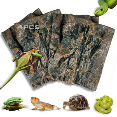 Sysmashing fondo roca 3D para terrario ofrece superficie natural para reptiles
