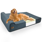 Cama Sytopia para perro XXL con espuma de memoria y soporte ortopédico