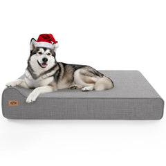 Sytopia cama-perro-grande-ortopedica-7pulgadas ofrece soporte cómodo para perros grandes.