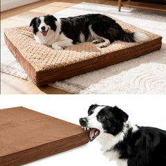 Cama Sytopia para perros grandes, 42 pulgadas, diseño resistente para uso diario.