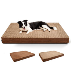Sytopia cama-perro-indestructible-44-pulgadas para razas grandes, ideal para estirarse.