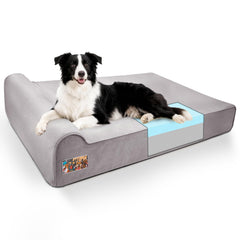 Sytopia XL cama ortopédica para perros con espuma de alta densidad para soporte.