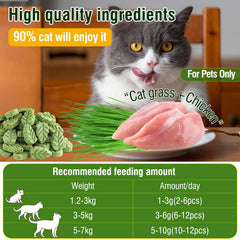 SYWUAII palo dental hierba para gatos: palillo masticable para limpieza dental.