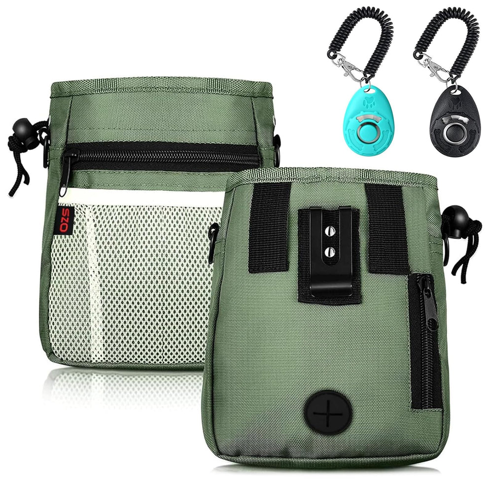 SZO bolso de golosinas para perros en entrenamiento, fácil de llevar en tres formas.