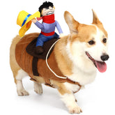 Disfraz vaquero T2Y para perro, vista frontal, ideal para fiestas de disfraces.