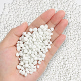 Piedras blancas pulidas T4U para decoración de macetas.