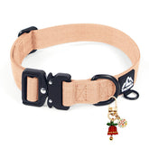 Tacwild collar para perro pequeño en azul marino, cómodo y duradero para paseos.