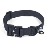 Tacwild collar para perros grandes con cierre rápido metálico, seguridad en paseos.