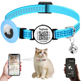Taghelp collar para gato con AirTag reflejante para mayor visibilidad nocturna