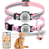 Taghelp collar rosado en pack de 2, cómodo para uso diario.