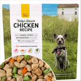 Tally's Ranch alimento deshidratado para perros, perro comiendo feliz.