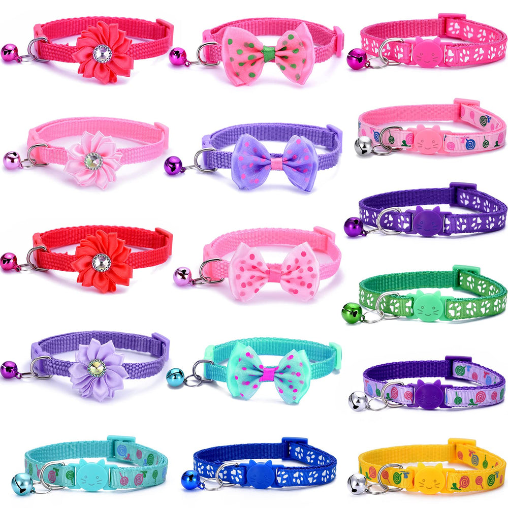 TAMHOO collar para gatos con campana y cierre rompible, seguro y cómodo.