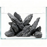 Piedra Seiryu TankMatDecor en acuario para un ambiente natural y estable.