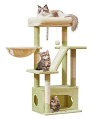 Taoqimiao arbol-gato 38.5 pulgadas, torre ideal para juego y descanso interior.