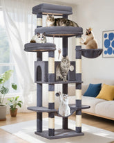 taoqimiao árbol-gato 71 pulgadas, base estable para felinos grandes