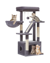 Árbol Taoqimiao para gatos de 38.5 pulgadas, plataforma para trepar y observar