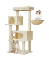 Taoqimiao árbol para gatos de 49 pulgadas con diseño único para decoración del hogar.
