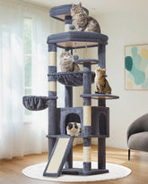 Taoqimiao árbol para gatos grandes con torre alta para observación.