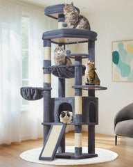 Taoqimiao árbol para gatos grandes con torre alta para observación.