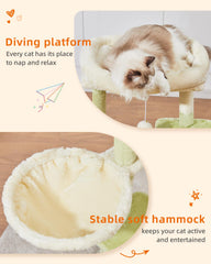 Taoqimiao cama-plush-gato, acolchado cómodo para descansar todo el día.