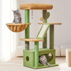 Taoqimiao condo-gato-lujo: refugio comodo para siestas y exploracion tranquila.