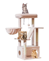 Taoqimiao torre-gato 38-5 pulgadas: ideal para trepar y afilar uñas.