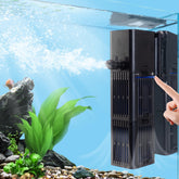 Bomba de filtración interna TARARIUM con flujo ajustable para acuario 20-75 galones, agua clara.