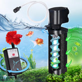 Tararium Filtro UV para acuario con temporizador mejora la claridad del agua.