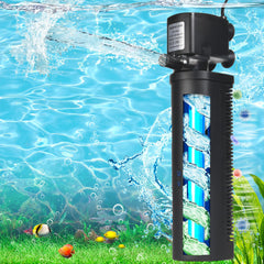 Tararium filtro UV 300GPH para tanques grandes, mejora la claridad del agua.