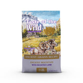 Taste of the Wild Ancient Mountain con cordero asado: proteína de calidad para perros activos.
