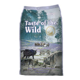 Taste of the Wild Sierra Mountain: envase para perros con presentación estable.